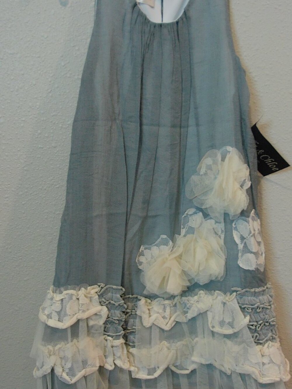 Isobella and Chloe Girl's Ruffle Dress - Picture 3 of 3